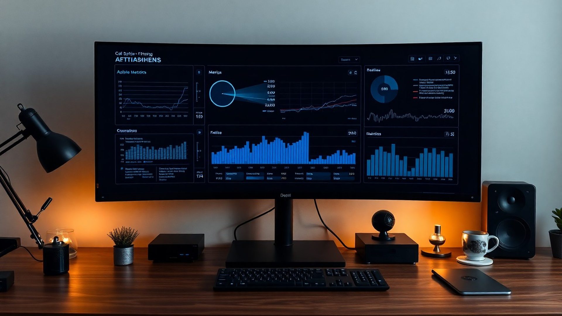 Dátový SEO dashboard s metrikami organickej návštevnosti